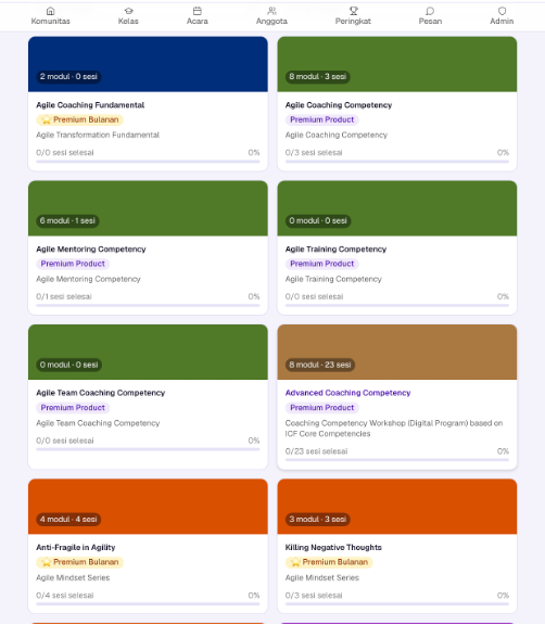 HADE Community classes: Agile Coaching Fundamental and competency programs