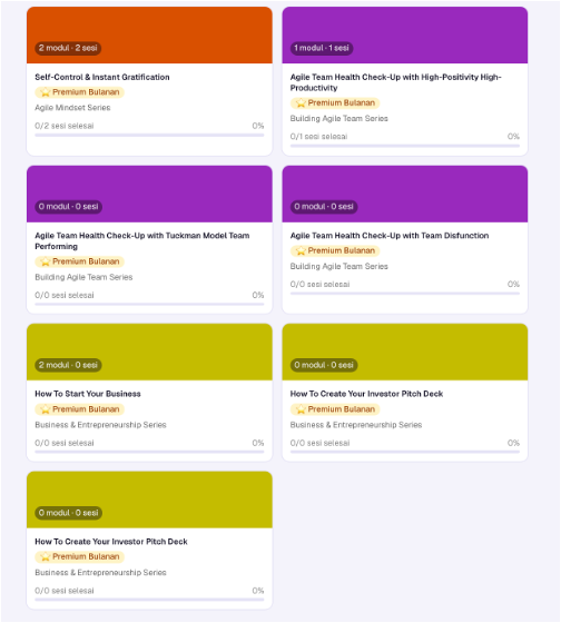 HADE Community classes: Agile Mindset, Building Agile Team and Business & Entrepreneurship series